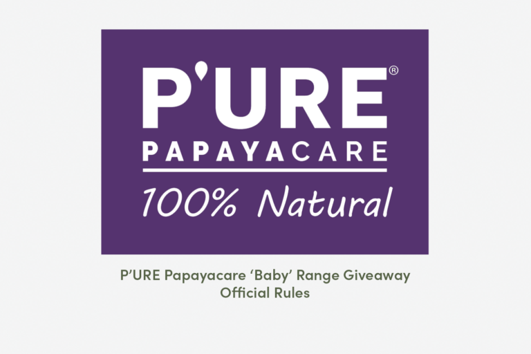 P’URE Papayacare ‘Baby’ Range Giveaway – Official Rules