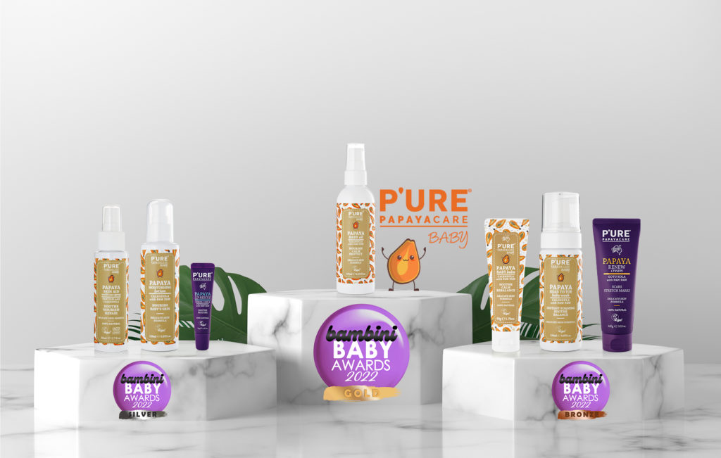 Australian Made P’URE Papayacare Baby Wins 9 Global Awards, Including The Best Natural Baby Brand