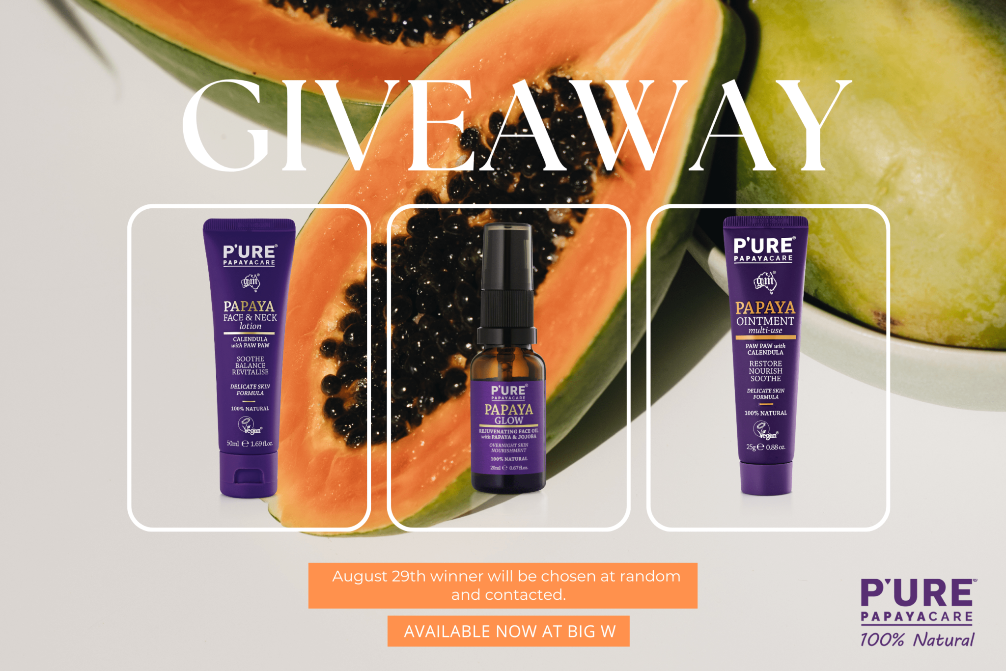 Điều khoản & Điều kiện tặng quà P’URE Papayacare