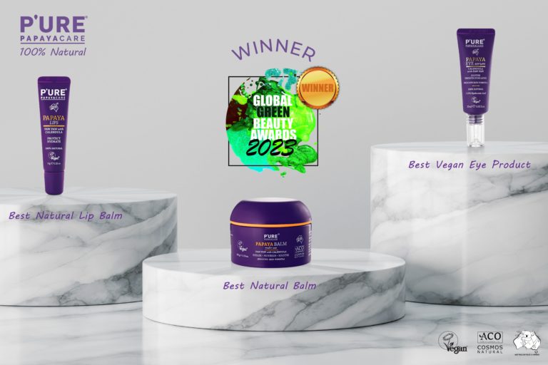 P’URE Papayacare Wins 2023 Global Green Beauty Awards